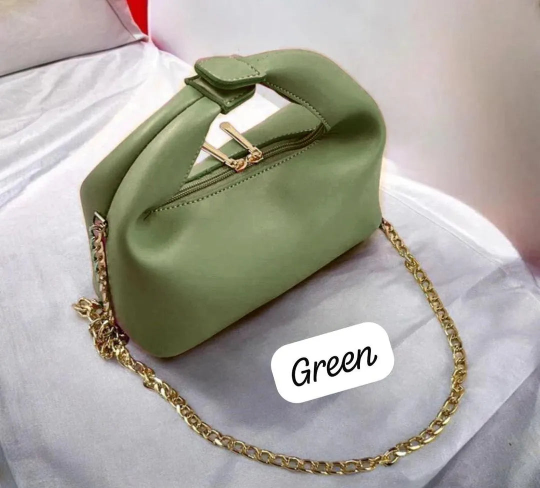 PU Leather Shoulder Bag for Women | Plain, Stylish Everyday Purse