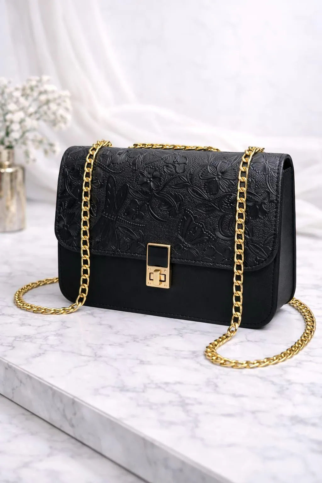 Chain Crossbody Bag for Women & Teens | Stylish Mini Purse with Chain Strap