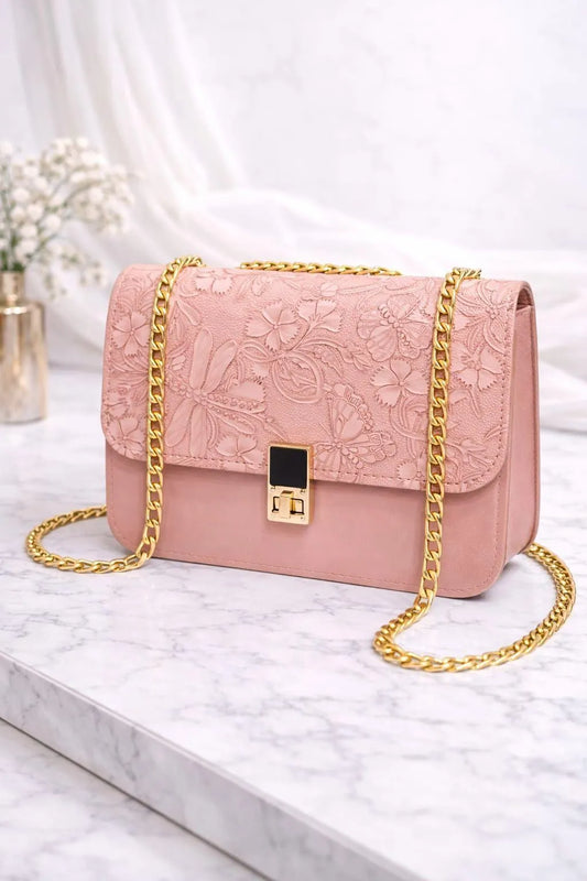 Chain Crossbody Bag for Women & Teens | Stylish Mini Purse with Chain Strap