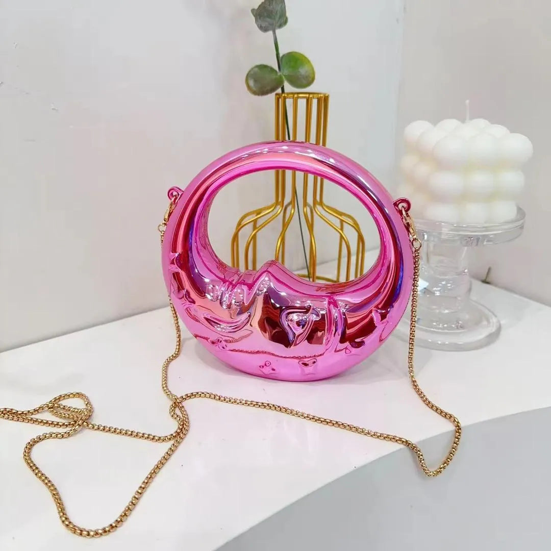 Trendy Girls Chain Crossbody Bag – Lightweight Mini Shoulder Purse