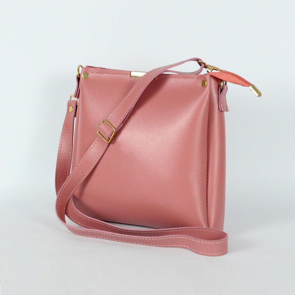 Girls Plain Rexine Handbag – Stylish Ladies Bag for Daily Use