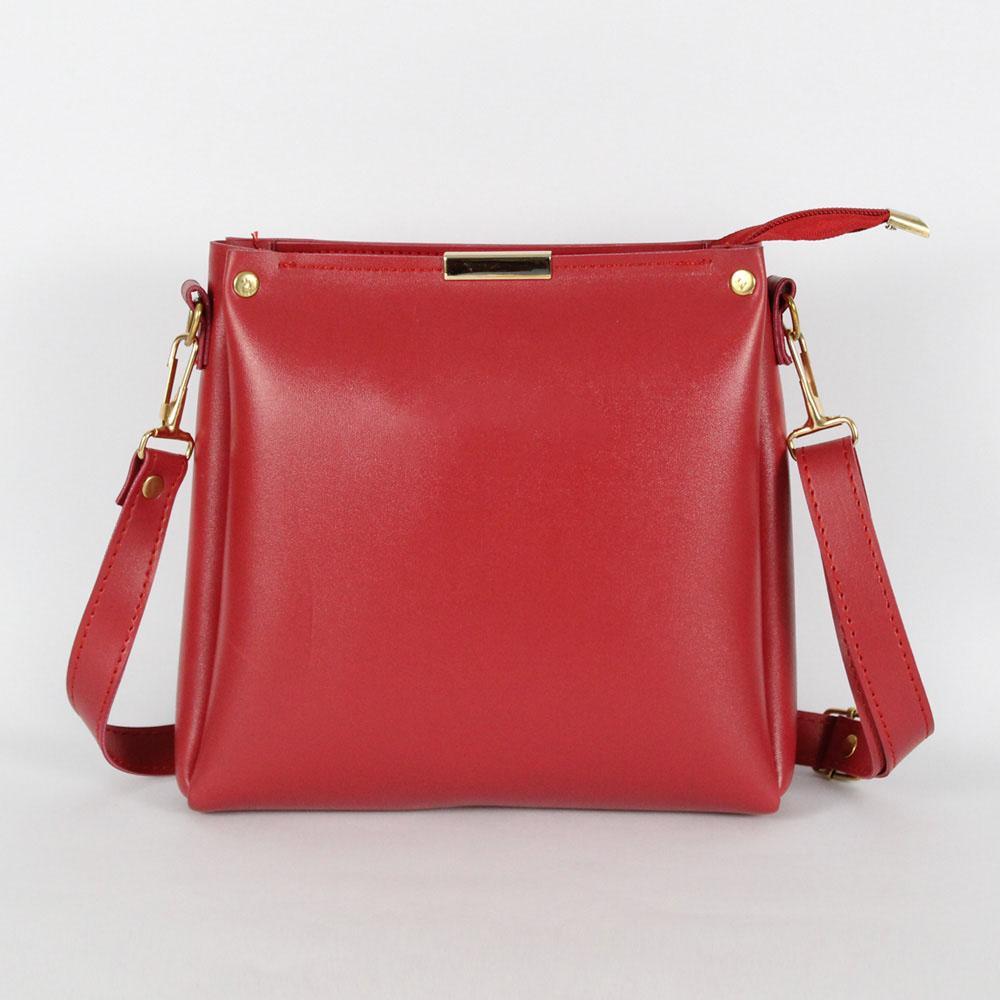 Girls Plain Rexine Handbag – Stylish Ladies Bag for Daily Use